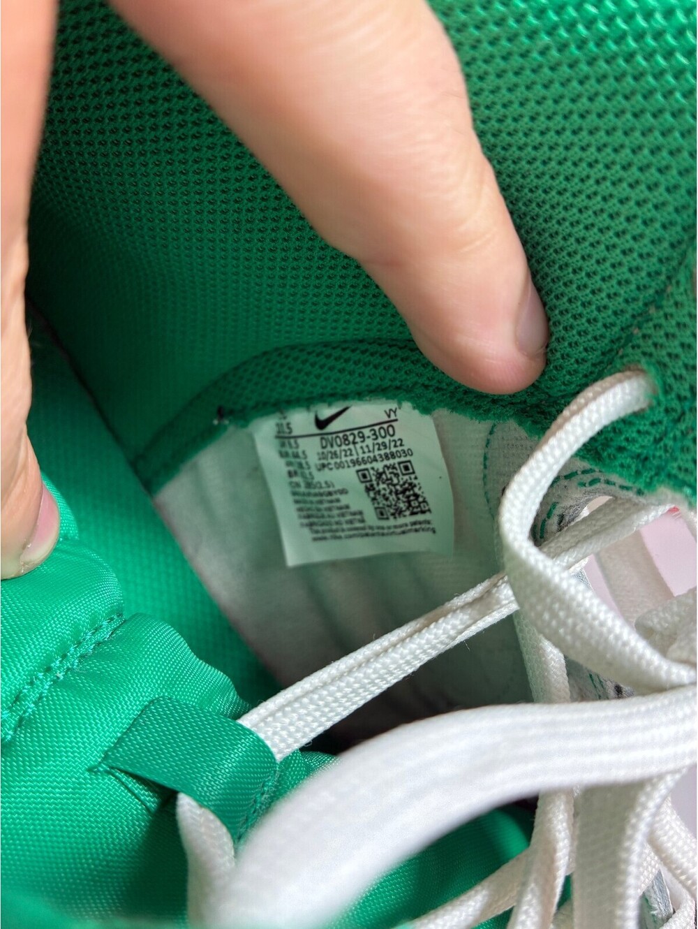 Size 10.5 - Nike Dunk High Stadium Green White - Picture 6 of 6